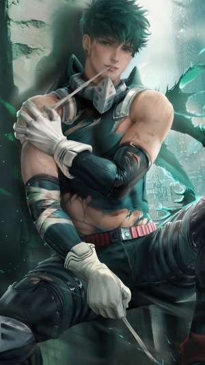 Izuku Midoriya from My Hero Academia