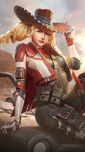 Cowgirl character from PUBG Mobile
