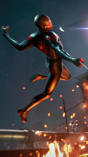 Spider-Man (Miles Morales) in action