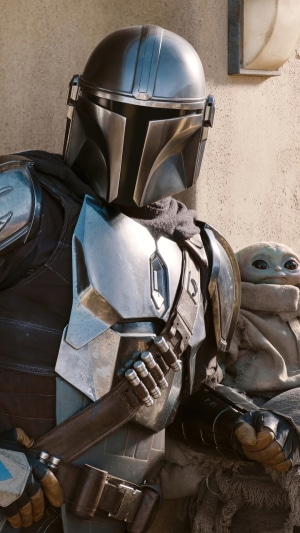 The Mandalorian and Grogu from Star Wars