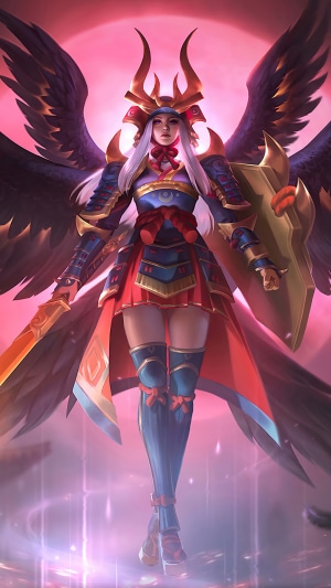 Freya from Mobile Legends in Battle Armor