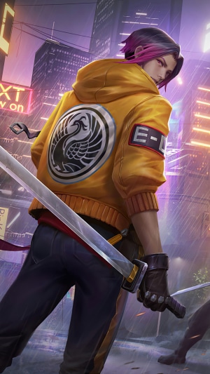 Ling from Mobile Legends with Dual Swords