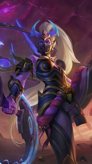 Hanabi from Mobile Legends in Combat Armor