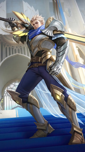 Alucard from Mobile Legends in Armor