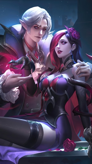 Cecilion and Carmilla from Mobile Legends