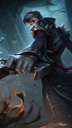 Granger from Mobile Legends in Dark Forest