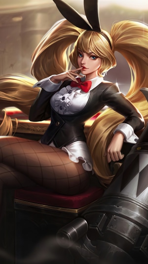 Layla from Mobile Legends in Bunny Costume