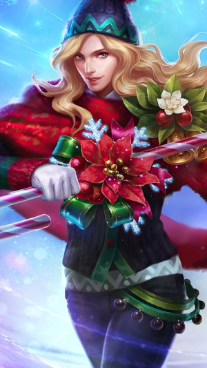 Lancelot Winter Theme Mobile Legends Artwork
