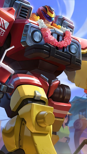 Johnson from Mobile Legends in a festive pose