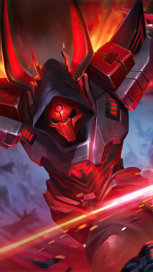 Argus from Mobile Legends in Fiery Combat