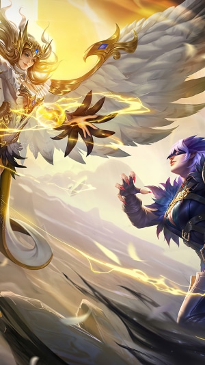 Alice and Natalia from Mobile Legends