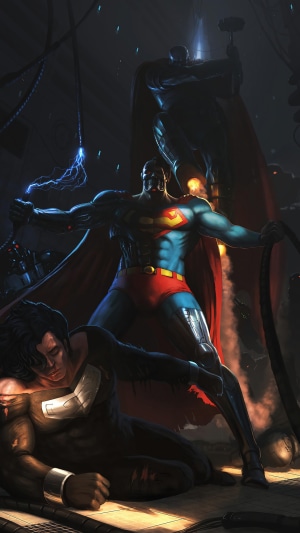 Cyborg Superman and allies from DC Comics