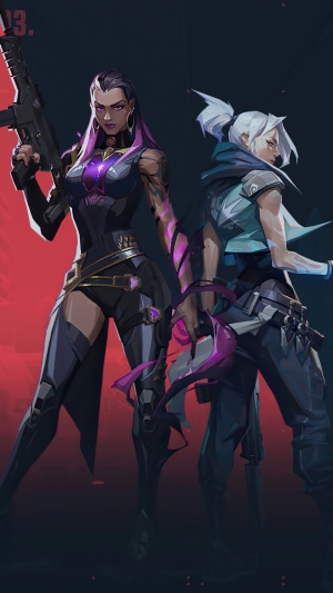 Reyna and Jett from Valorant
