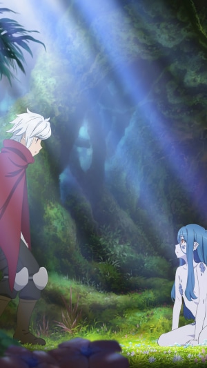 Bell Cranel and Wiene from DanMachi in a forest