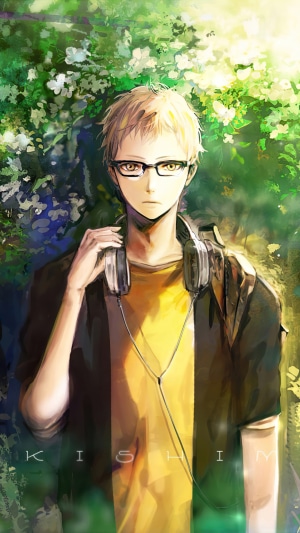 Kei Tsukishima from Haikyuu Anime