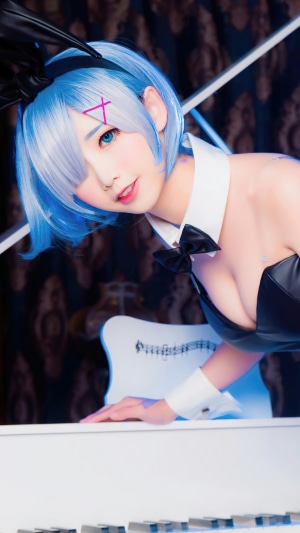 Rem from Re: Zero Bunny Girl Cosplay
