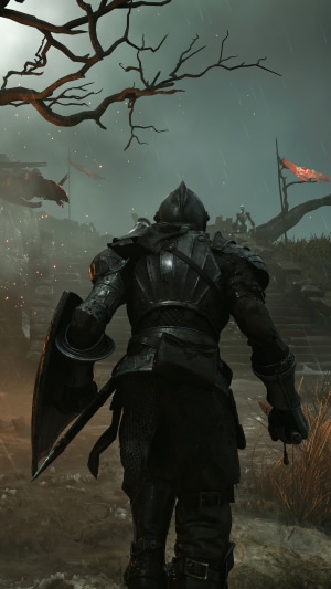 Knight in armor in Demon's Souls