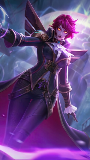 Eudora from Mobile Legends in Battle Stance
