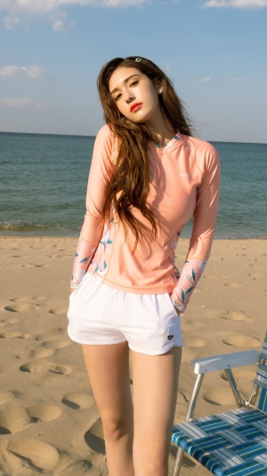 Jeon Somi Beach Photoshoot