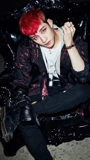 Stray Kids Bang Chan with Red Hair