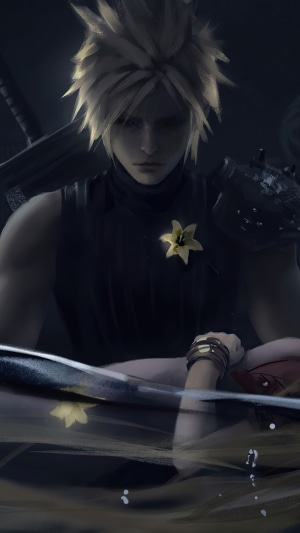 Cloud Strife and Aerith Gainsborough from Final Fantasy VII Remake