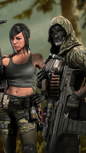 Call of Duty Mobile characters with guns