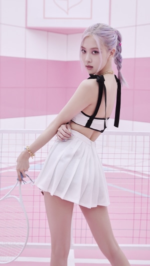 Rosé from BLACKPINK in Ice Cream Theme