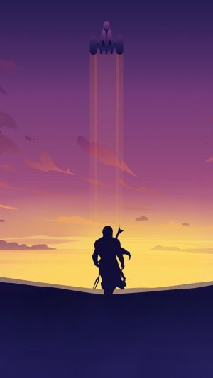 The Mandalorian Minimalist Art