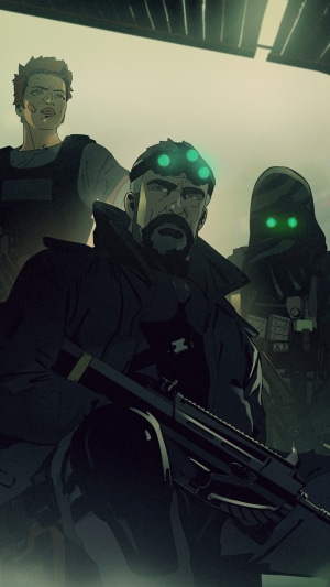 Three characters from Rainbow Six Siege