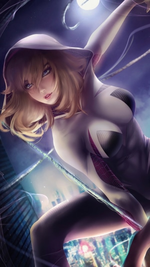 Spider-Gwen in Action Pose