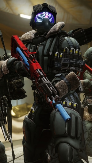 Destiny 2 Guardian with a rifle