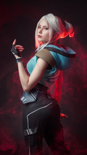 Jett from Valorant Cosplay Portrait