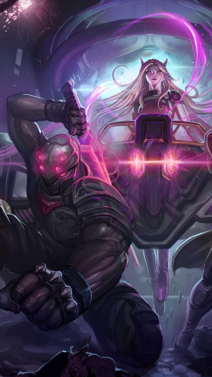 PsyOps Sona and Vi from League of Legends