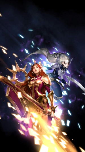 Leona and Diana from League of Legends
