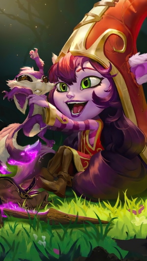 Lulu and Pix from League of Legends