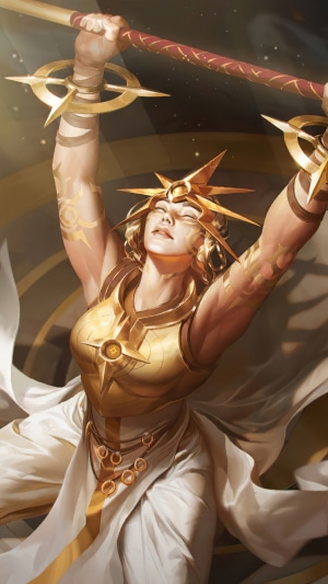 Leona from Legends of Runeterra
