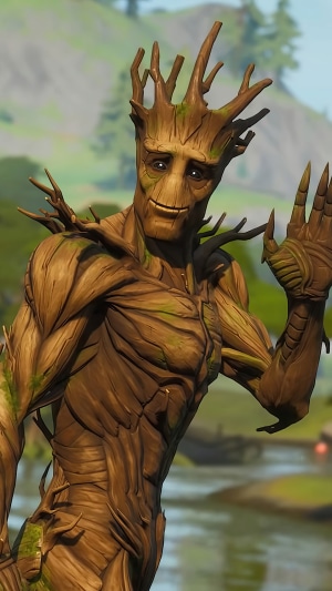 Groot from Fortnite Battle Royale