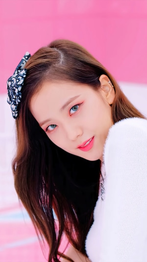 Jisoo from BLACKPINK in Pink Setting