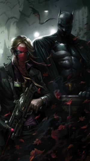 Batman and Grifter from DC Comics