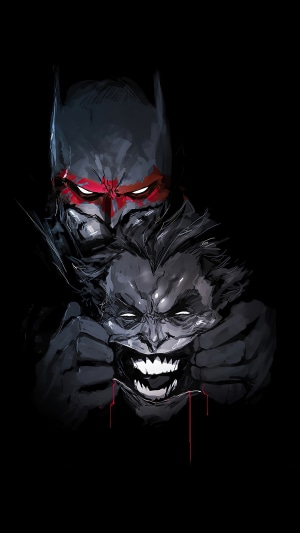 Batman and Joker from DC Comics