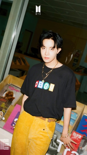 J-Hope from BTS wearing an OBEY t-shirt