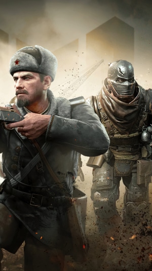 Soldiers from Call of Duty Mobile