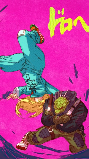 Kaiman and Nikaido from Dorohedoro