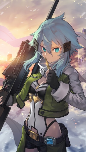 Sinon from Sword Art Online: Gun Gale Online