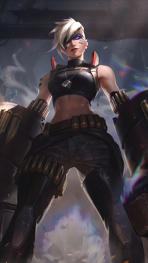 Vi from League of Legends PsyOps Splash Art