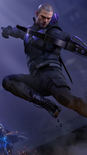 Hawkeye from Marvel's Avengers video game