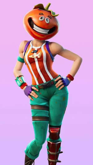 Tomatohead skin from Fortnite Battle Royale