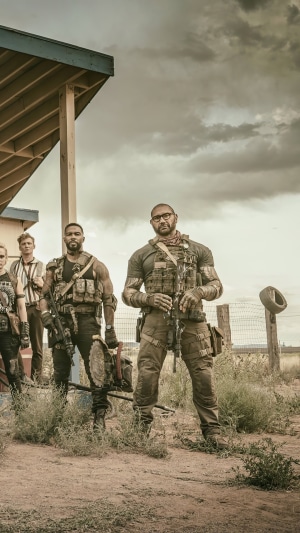 Army of the Dead characters standing outdoors
