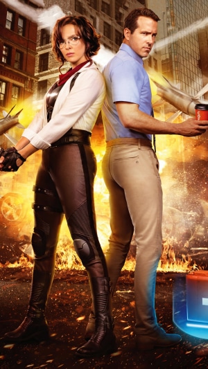 Ryan Reynolds and Jodie Comer from Free Guy