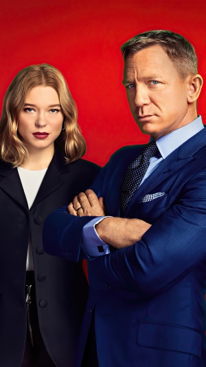 James Bond and Dr. Madeleine Swann from No Time to Die